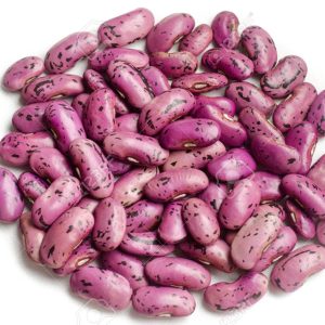 Purple speckled kidney beans